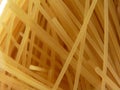 Closeup shot of raw spaghettis Royalty Free Stock Photo