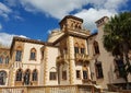 Closeup shot of the Ringling Circus Museum in Sarasota, Florida, USA