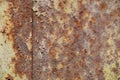 Closeup shot of a rusty cracked wall texture Royalty Free Stock Photo