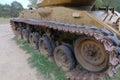 Closeup shot of a rusty old tank Royalty Free Stock Photo