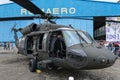 Closeup shot of a Sikorsky UH-60 Black Hawk helicopter at Bucharest International Air Show