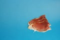 Closeup shot of slices of serrano ham Royalty Free Stock Photo