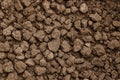 Closeup shot of Soil texture, cultivated dirt, earth, ground, br Royalty Free Stock Photo