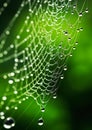 Enchanting Arachnid Artistry: A Vibrant Display of Intricate Web