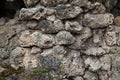 Closeup shot of a stone erosion in nature