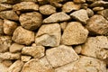 Closeup shot of the stone wall texture Royalty Free Stock Photo