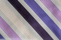 Closeup shot of a striped colorful tie - great for background Royalty Free Stock Photo