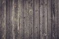 Closeup shot of the textural details of dark long wooden planks