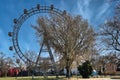 Closeup shot of Viennese Giant Ferris Wheel in Austria