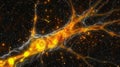 A closeup of a single synapse a key player in the complex web of neuronal activity
