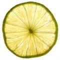 Fresh sliced lime