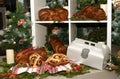 Closeup of slices of homemade traditional Romanian sweet bread named Royalty Free Stock Photo