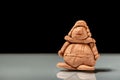 Small figurine made of clay by a child Royalty Free Stock Photo