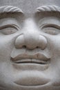 Closeup Smiling Buddha in Suzhou, Jiangsu China