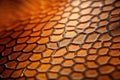 Closeup of snake skin texture background. Selective focus. Toned, Macro photograph of the patterns and textures, AI Generated