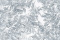 Closeup of snow or ice crystals Royalty Free Stock Photo