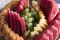 Closeup of some pieces of watermelon, Royalty Free Stock Photo