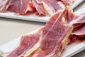 Serrano ham tapas Royalty Free Stock Photo