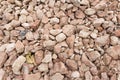 Closeup of some stones and gravel covering the surface of an urban land