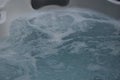Closeup on a spa, hot tub Royalty Free Stock Photo