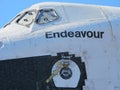 Closeup of Space Shuttle Endeavour