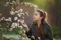 Closeup spring portrait