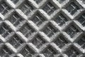 closeup square fluted surface concept metal background Royalty Free Stock Photo