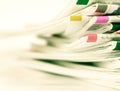 Closeup stack of newspaper Royalty Free Stock Photo