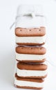 Ice cream biscuits Royalty Free Stock Photo