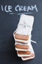 Ice cream biscuits Royalty Free Stock Photo