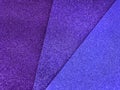 closeup of stacked foamy sheets in metallic purple colors, background and texture