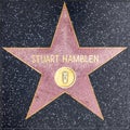 Closeup of Star on the Hollywood Walk of Fame for Stuart Hamblen