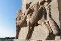 Closeup of statue of bull at Gate of All Nations in Persepolis