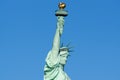 Statue of Liberty Head and Torch Profile