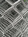 Closeup, Steel Wire mesh background Royalty Free Stock Photo