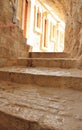 Closeup steps at The Monastery of the Temptation. Royalty Free Stock Photo