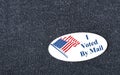 I Voted by Mail Sticker