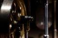 closeup of a stirling engine construction Royalty Free Stock Photo