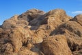 Closeup of a straw bale