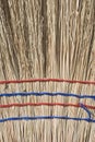 Closeup of Straw Broom Royalty Free Stock Photo