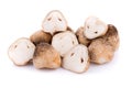 Straw mushrooms isolated on white background Royalty Free Stock Photo