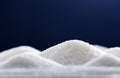 Closeup sugar, piled up the shape of the hillsmacro background image