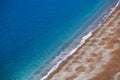 Closeup summer sandy sea beach landscape