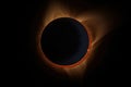 Closeup Of The Suns Corona During Total Solar Eclipse. Generative AI