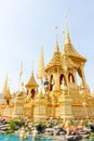 Closeup The supplementary architecture around Royal Crematorium in thailand at November 04, 2017