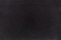 Closeup surface black leather texture background Royalty Free Stock Photo