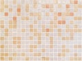 Closeup surface tiles pattern at brown tiles in bathroom wall texture background