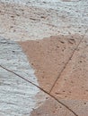 Closeup of the surface of white volcanic rock formations in Campo De Piedra Pomez in Argentina