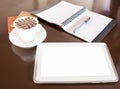 Closeup Tablet PC Royalty Free Stock Photo
