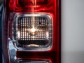 Closeup of a taillight on a truck, turn signal open Royalty Free Stock Photo